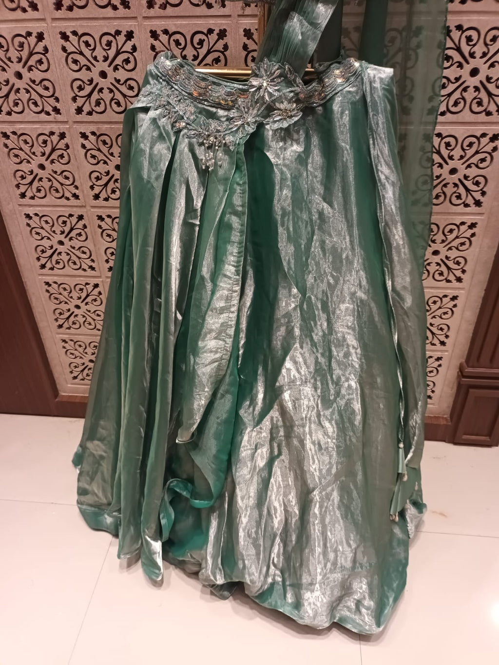 EVENING,OCCASSION, FESTIVE, ENGAGEMENT PARTY LOOK LEHENGA CHOLI