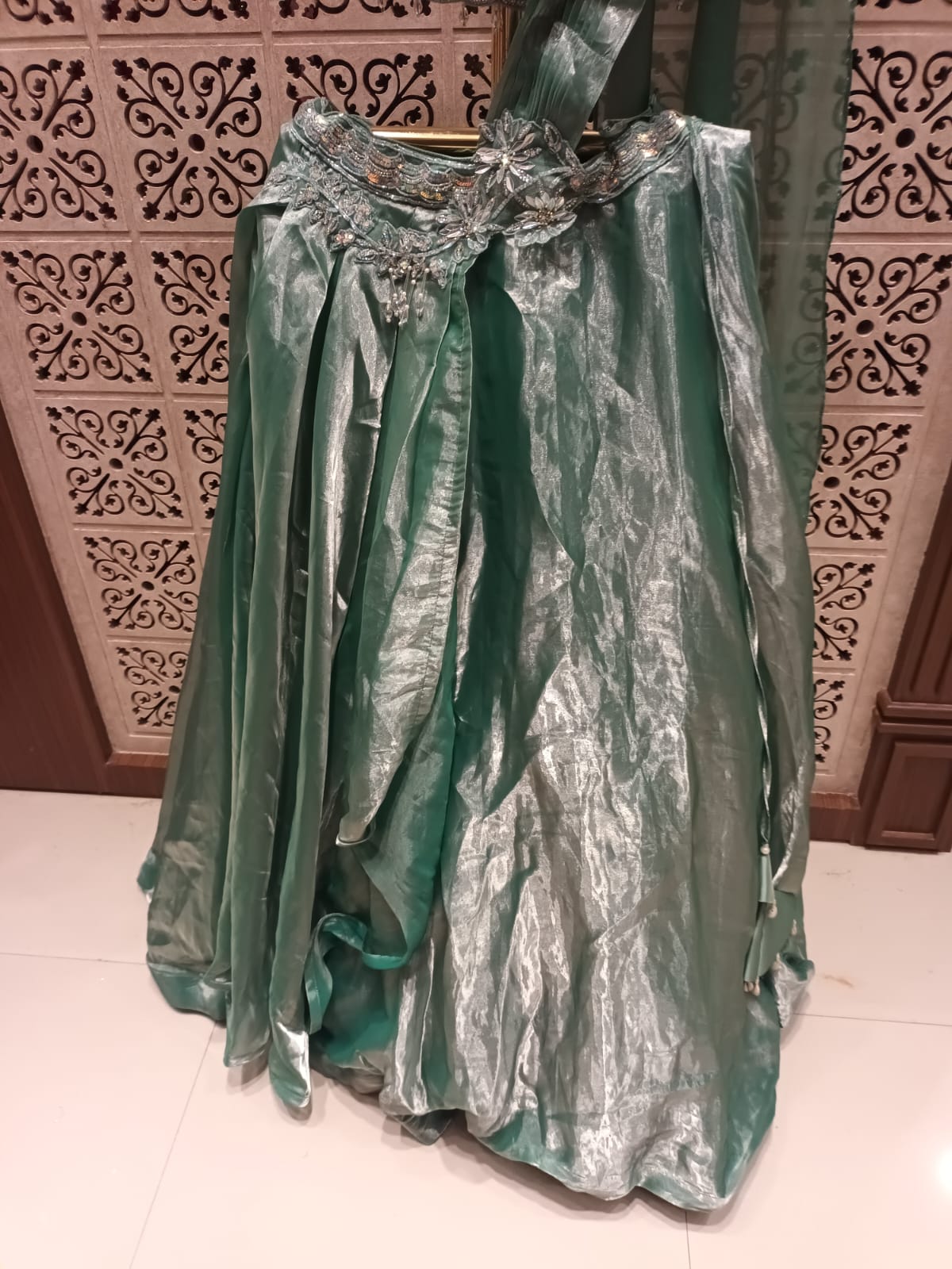 EVENING,OCCASSION, FESTIVE, ENGAGEMENT PARTY LOOK LEHENGA CHOLI