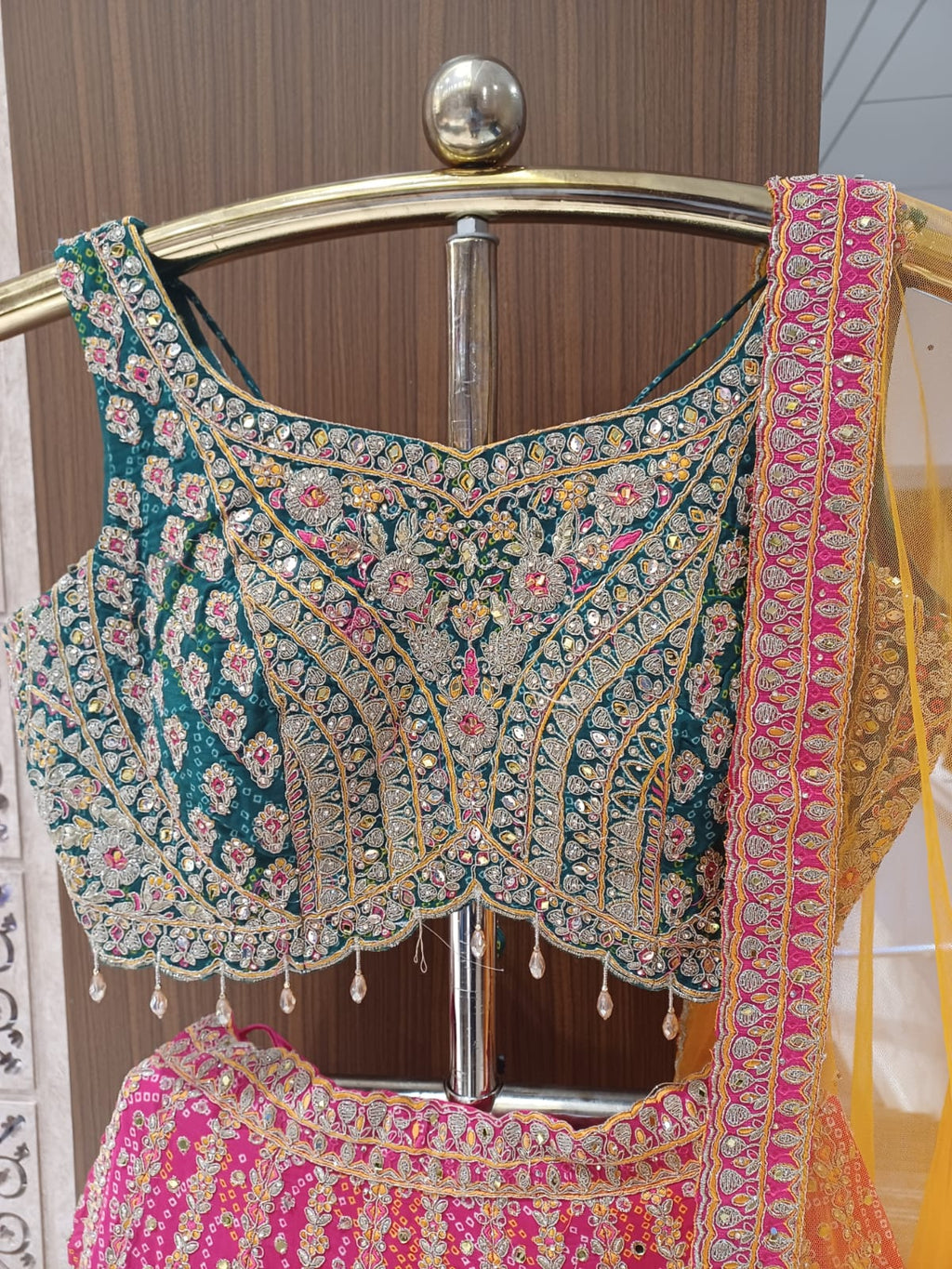 ENGAGEMENT,HALDI,MEHNDI FUNCTONAL WEAR LEHENGA CHOLI