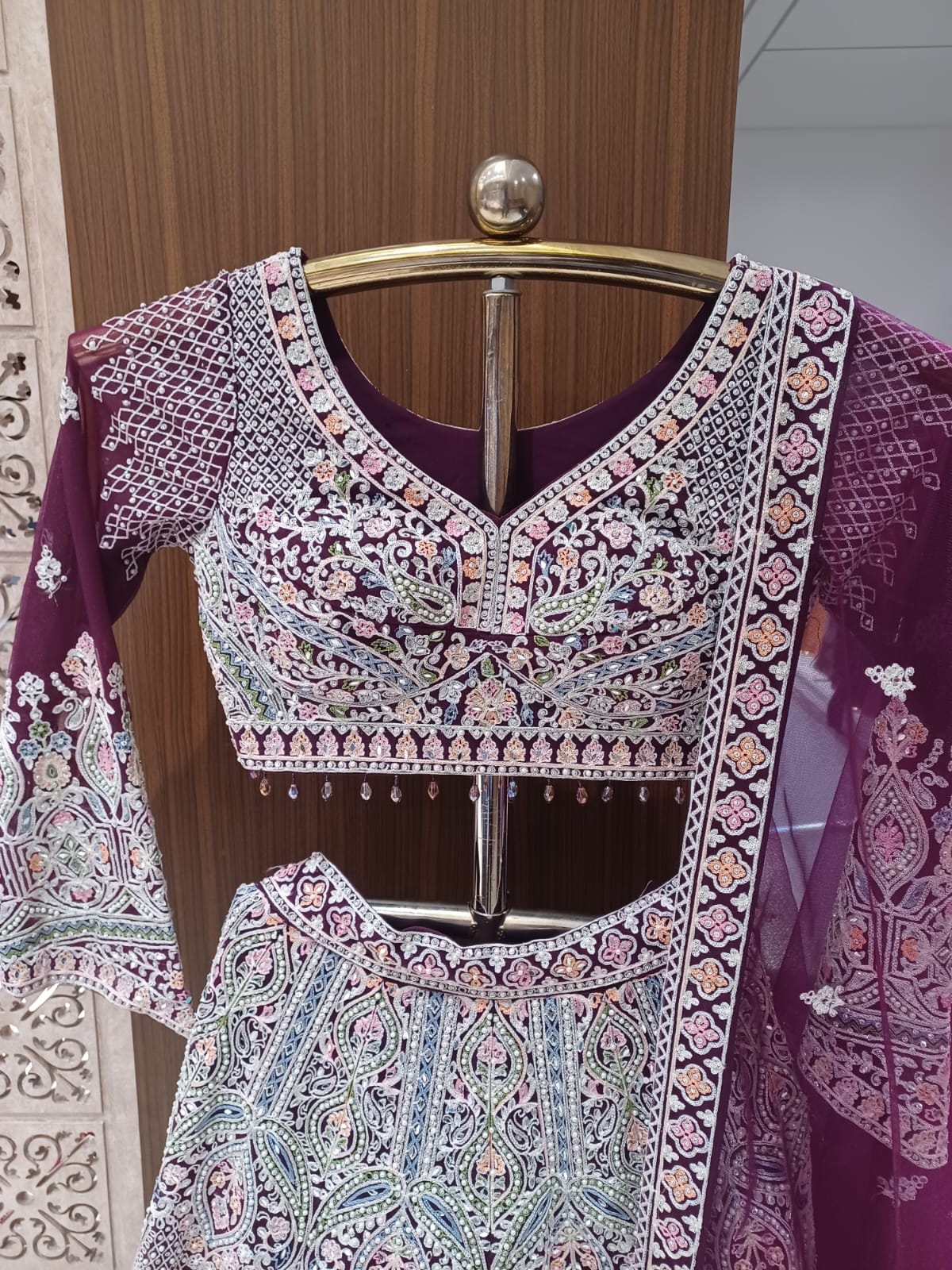 MEHENDI,FESTIVE OCCASSION FUNCTIONAL WEAR LEHENGA CHOLI