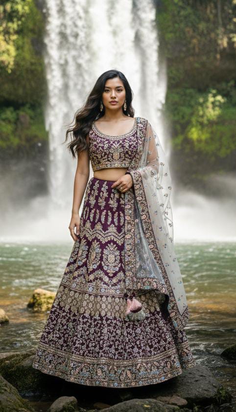 FESTIVE,FUNCTIONAL OCCASSION PARTY WEAR LEHENGA CHOLI