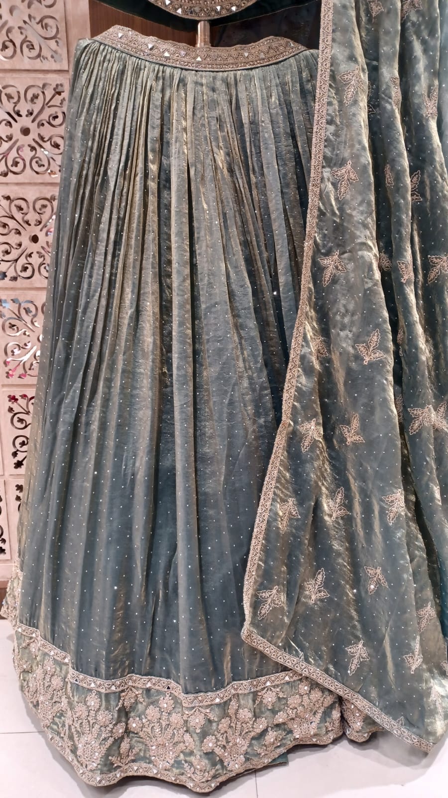 RECEPTION,ENGAGEMENT,FUNCTIONAL FESTIVE OCCASSION PARTY WEAR LEHENGA CHOLI