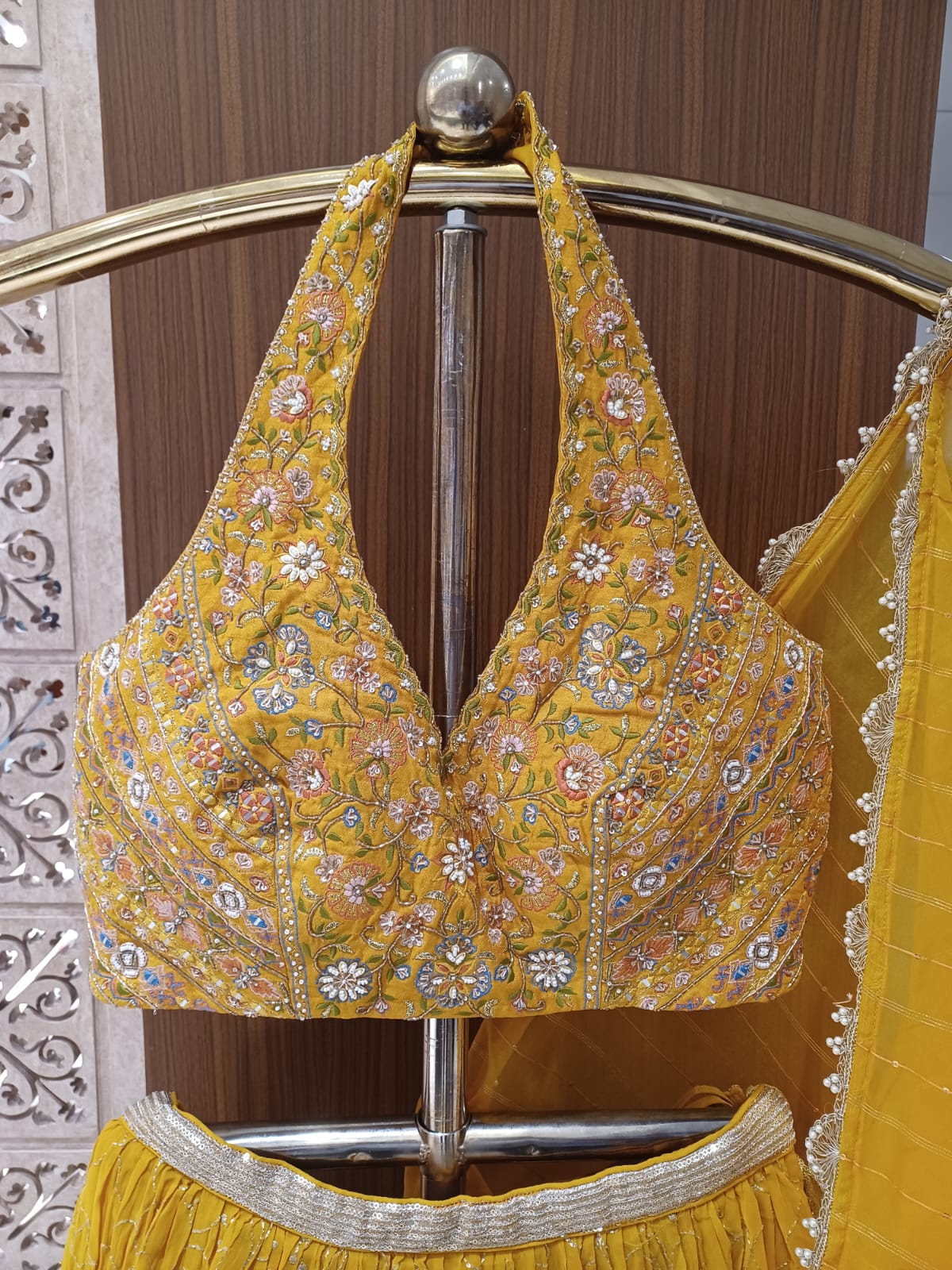 HALDI,MEHNDI,FESTIVE OCCASSIO PARTY WEAR LEHENGA CHOLI