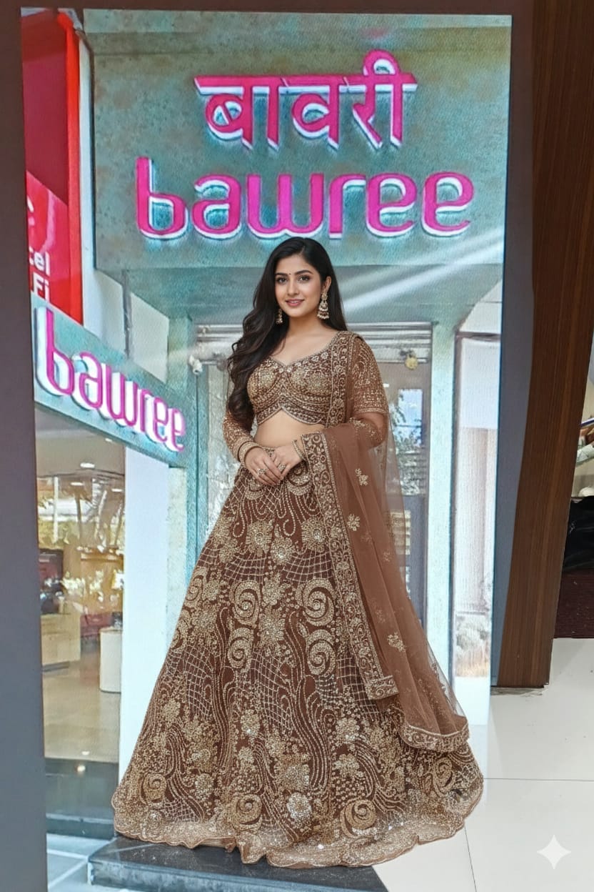 WEDDING,RECEPTION,FUNCTIONAL PARTY WEAR LEHENGA CHOLI