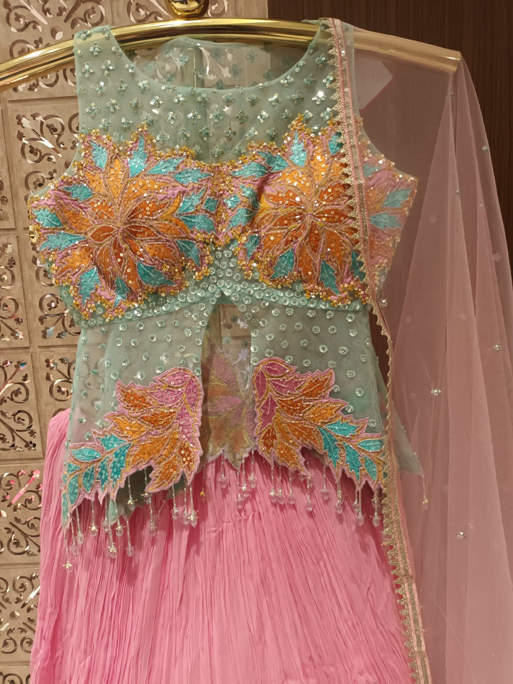 ENGAGEMENT,FESTIVE OCCASSION PARTY WEAR LEHENGA CHOLI