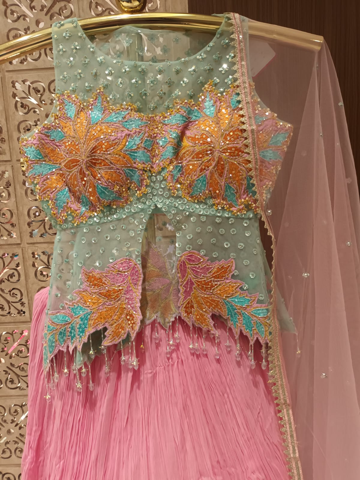 ENGAGEMENT,FESTIVE OCCASSION PARTY WEAR LEHENGA CHOLI