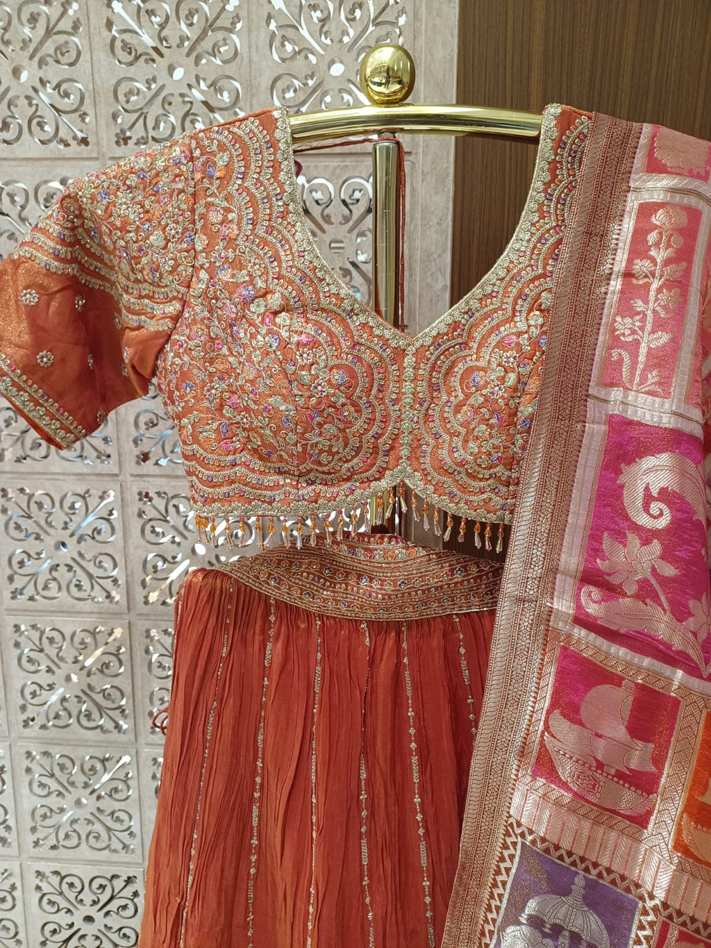 HALDI,MEHENDI FESTIVE OCCASSION PARTY WEAR LEHENGA CHOLI