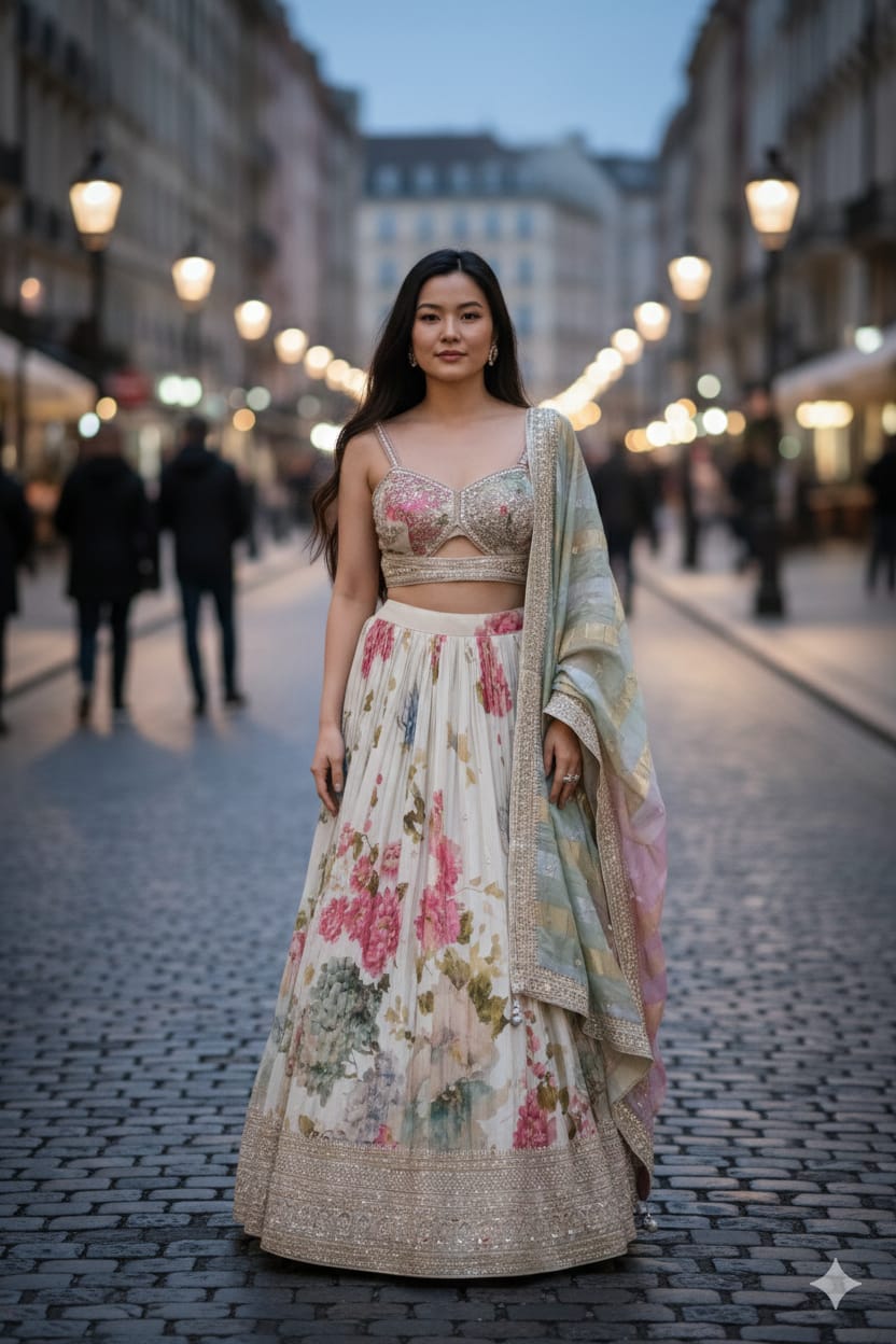 HALDI,RECEPTION FUNCTIONAL PARTY WEAR LEHENGA CHOLI