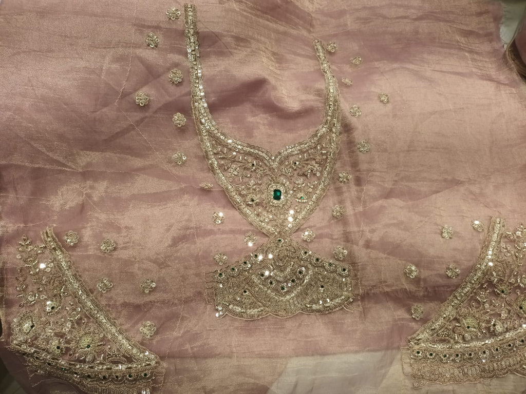 WEDDING,HALDI PARTY WEAR UNSTITICHED LEHENGA CHOLI