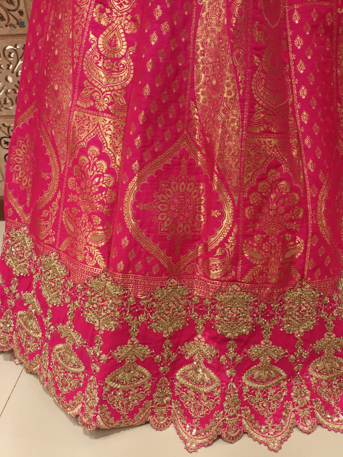 RECEPTION,FESTIVE OCCASSION PARTY WEAR UNSTITICHED LEHENGA