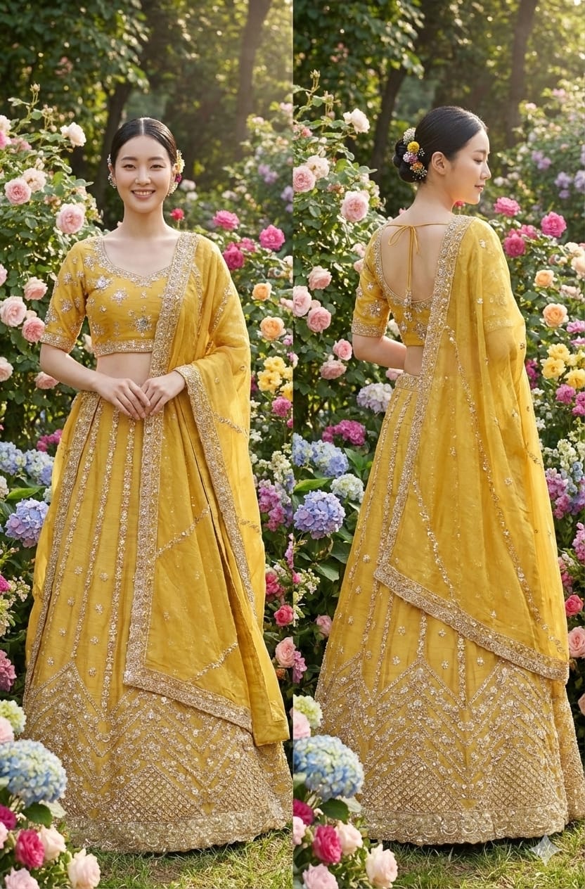 FESTIVE, FUNCTIONAL PARTY WEAR UNSTITICHED LEHENGA CHOLI