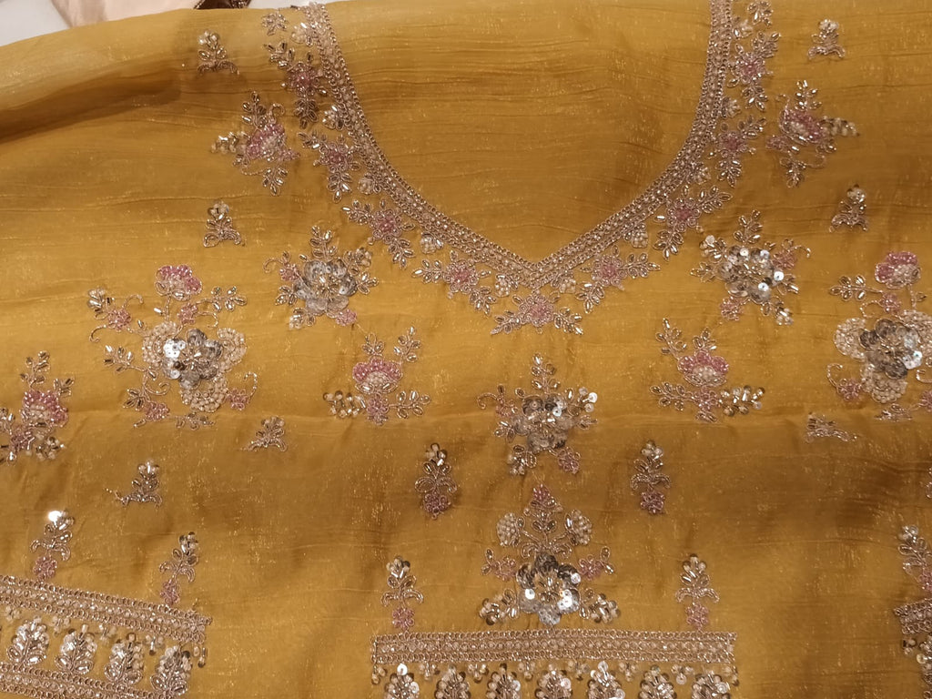 FESTIVE, FUNCTIONAL PARTY WEAR UNSTITICHED LEHENGA CHOLI