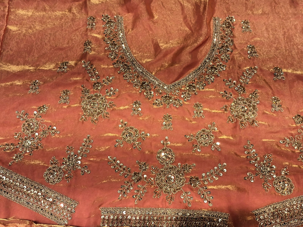 HALDI,MEHENDI FESTIVE OCCASSION UNSTITICHED LEHENGA