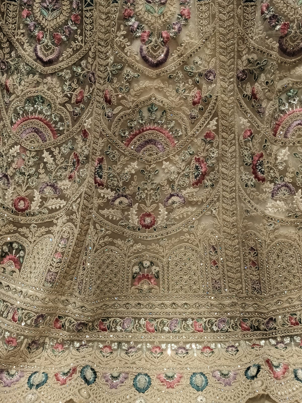 WEDDING,RECEPTION FUNCTIONAL PARTY WEAR UNSTITICHED LEHENGA