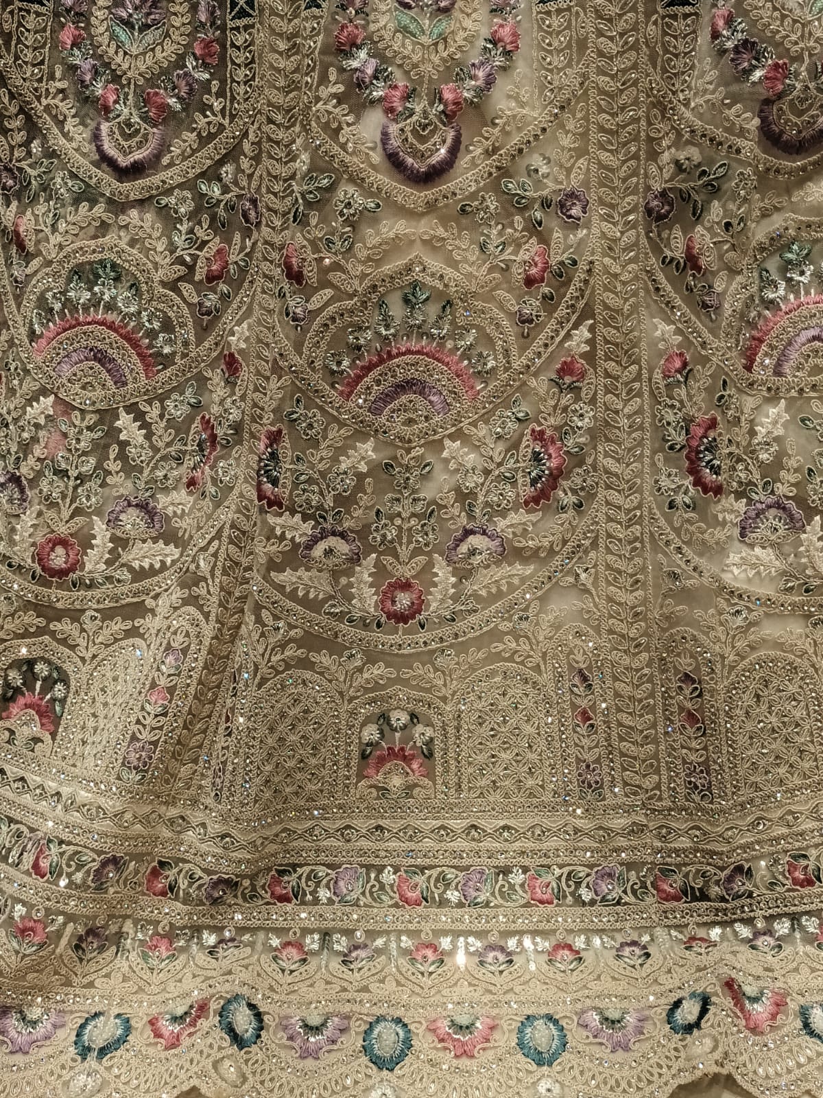 WEDDING,RECEPTION FUNCTIONAL PARTY WEAR UNSTITICHED LEHENGA