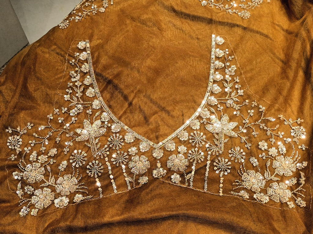 WEDDING,RECEPTION PARTY WEAR UNSTITICHED LEHENGA CHOLI