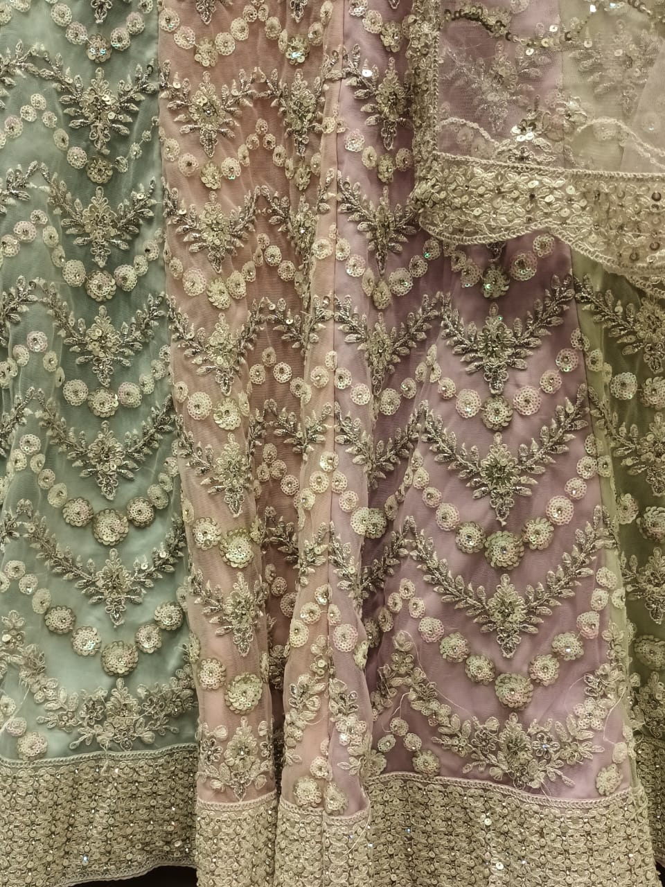 RECEPTION FESTIVE OCCASSION UNSTITICHED LEHENGA CHOLI