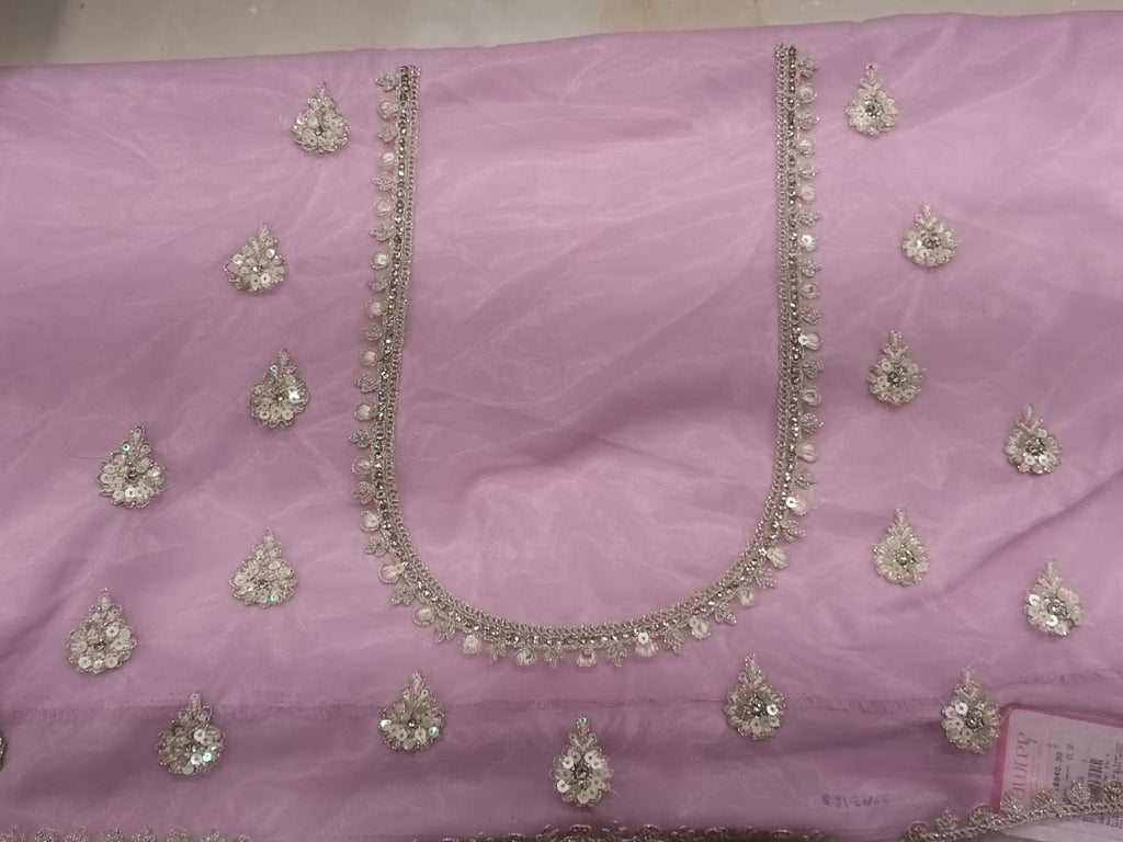 RECEPTION FESTIVE OCCASSION UNSTITICHED LEHENGA CHOLI