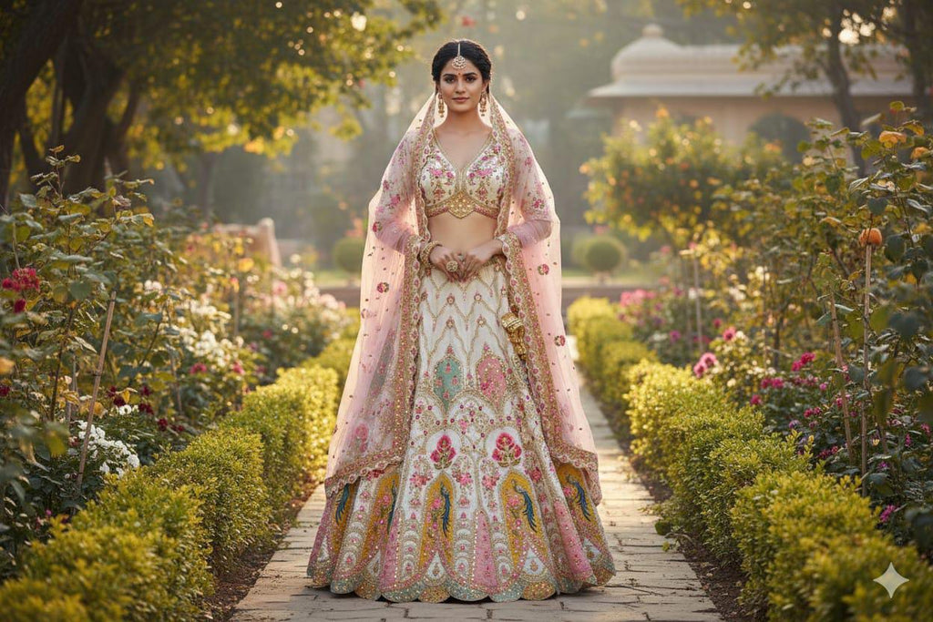 WEDDING,RECEPTION,FUNCTIONAL LEHENGA CHOLI