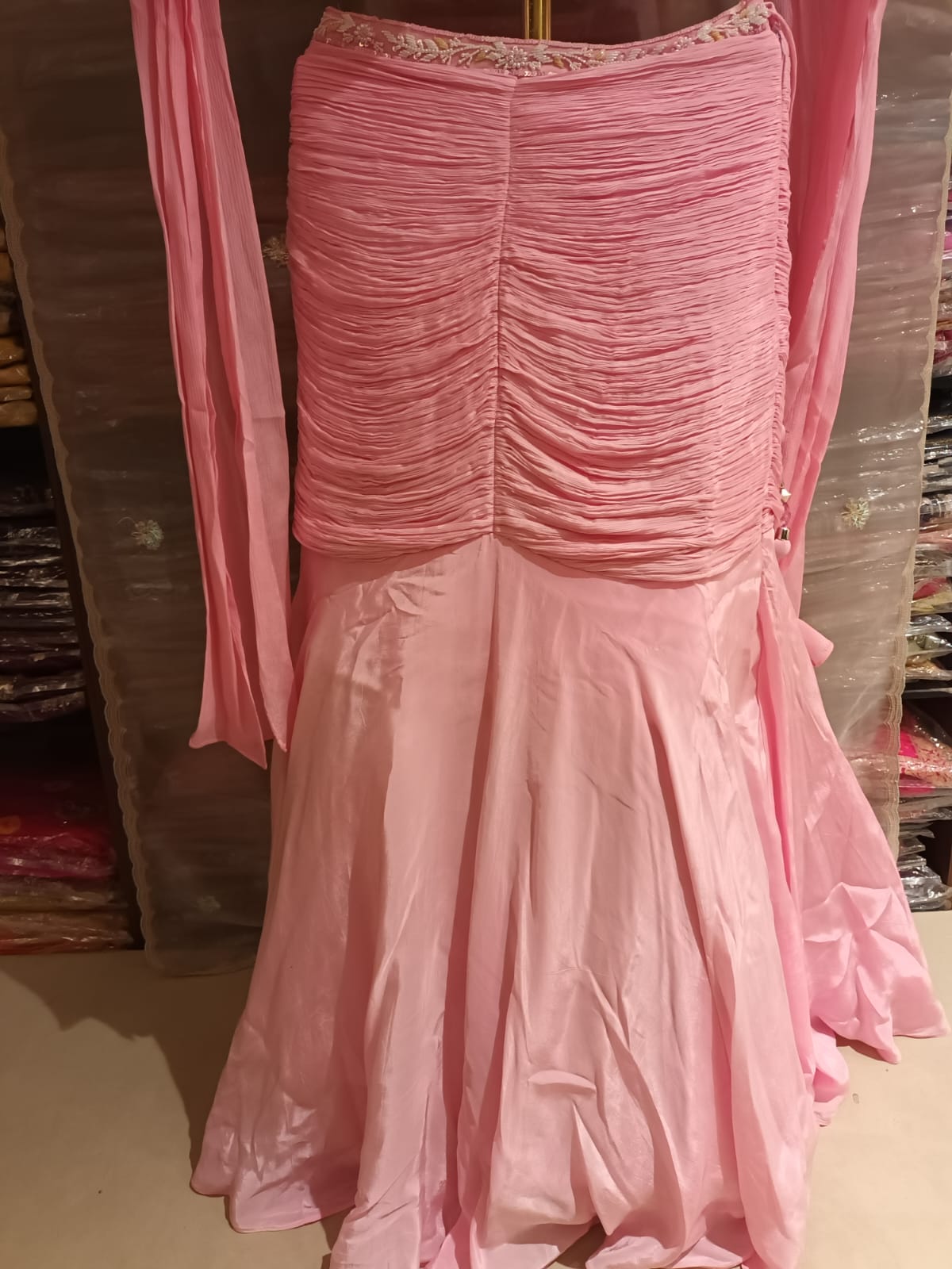 DESIGNER MERMAID FISH-CUT LEHENGA