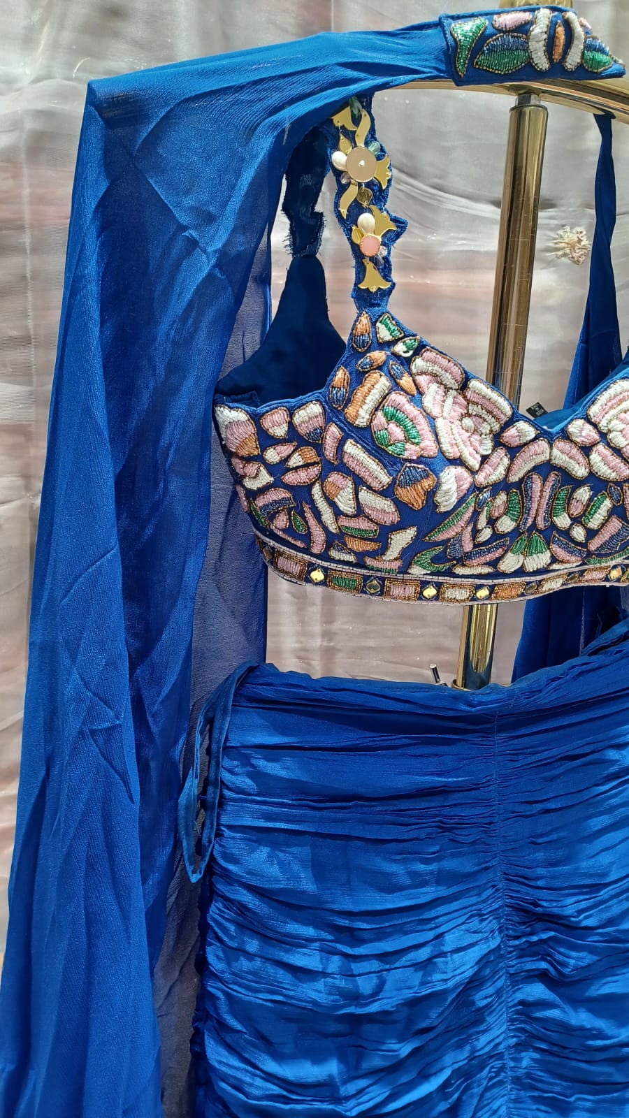 DESIGNER FISH-CUT LEHENGA PARTY WEAR