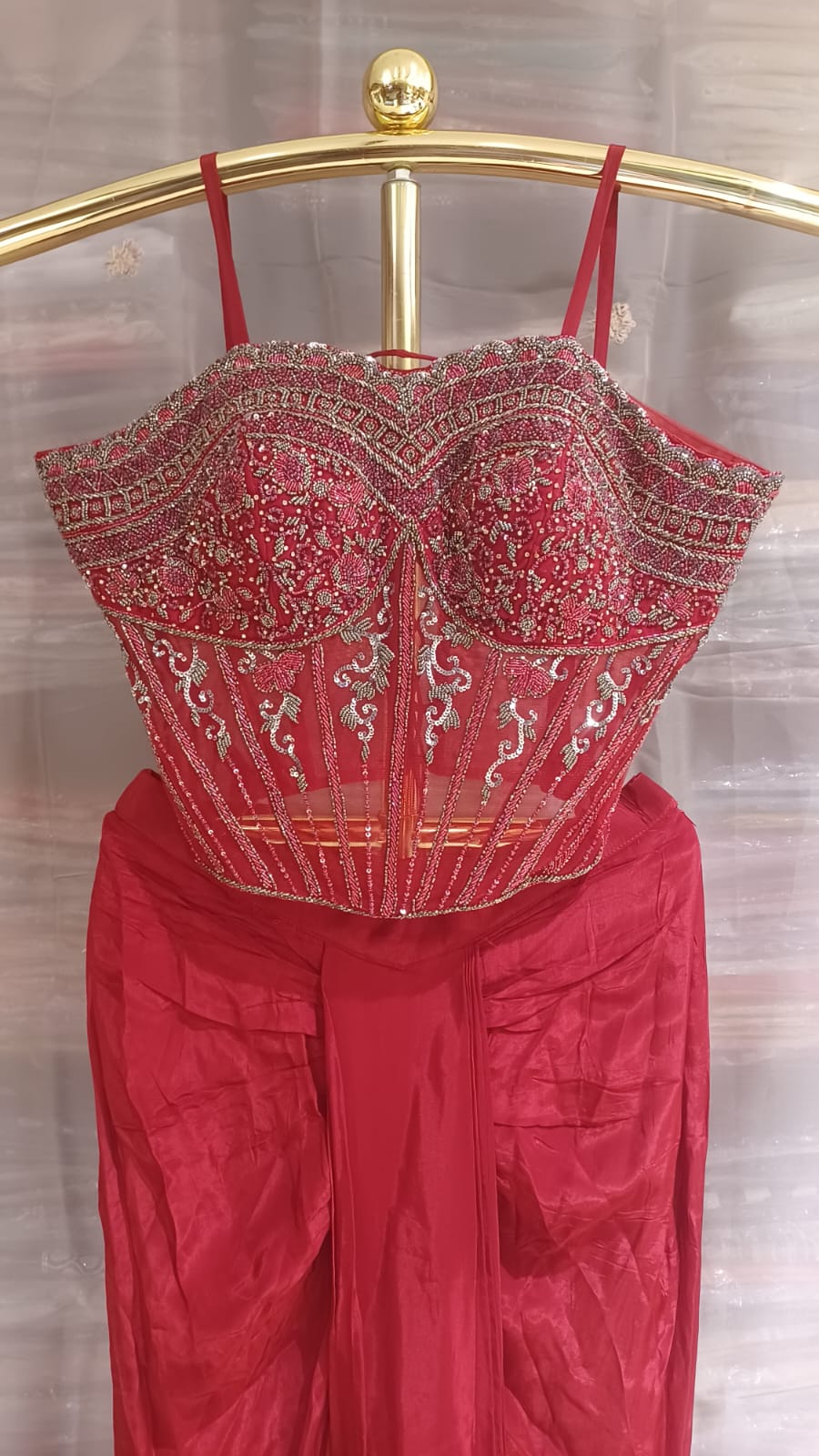 INDO-WESTERN FUNCTIONAL PARTY WEAR OUTFIT