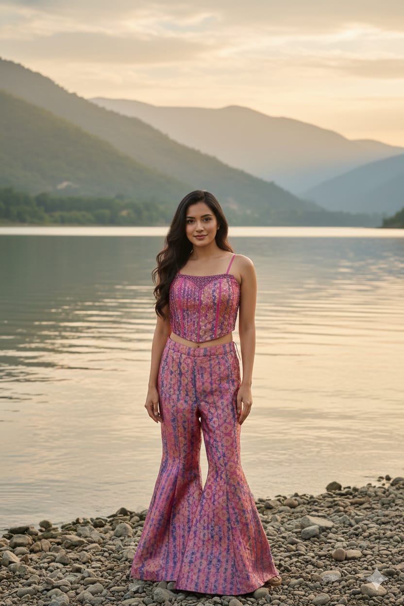 INDO-WESTERN FESTIVE OCCASSION OUTFIT