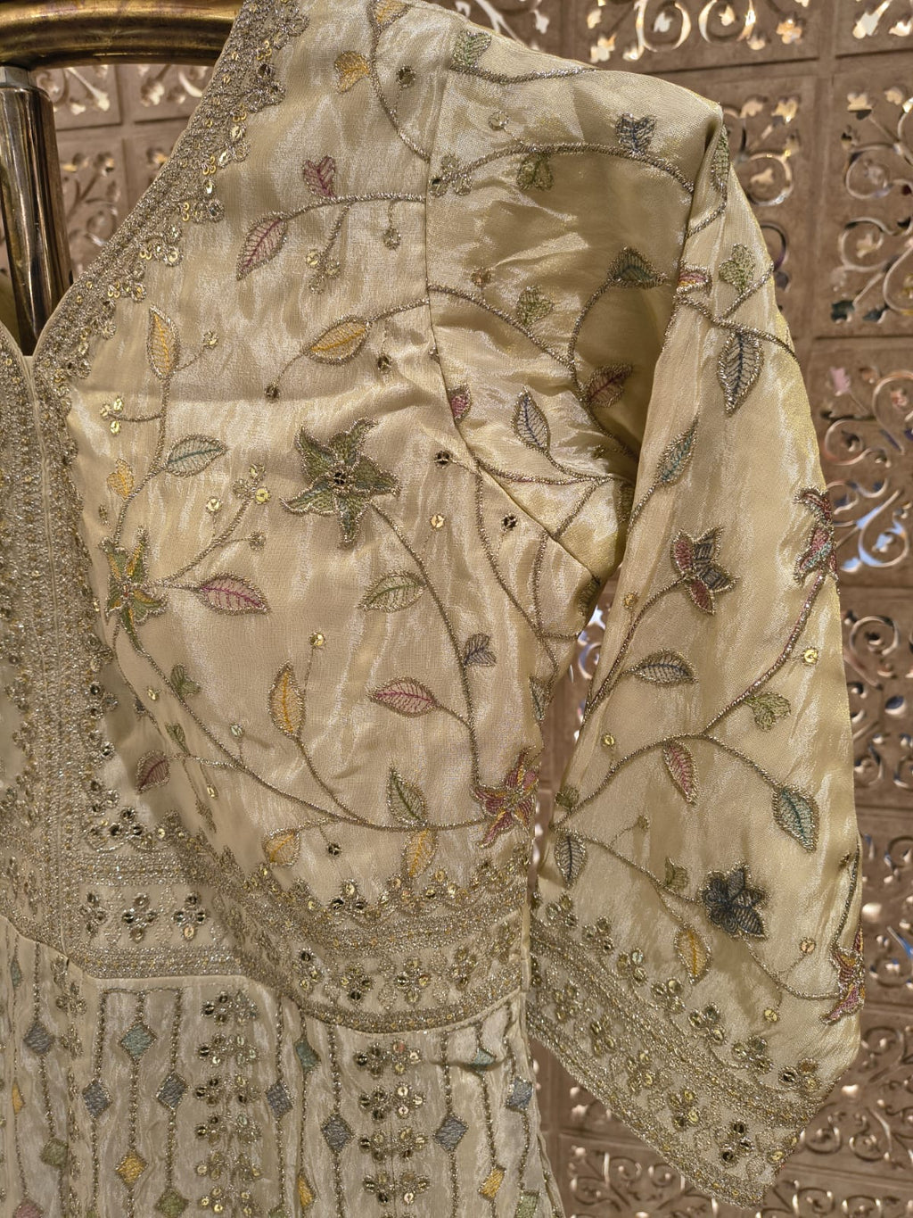 FRONT CUT PALAZZO SET PARTY WEAR OUTFIT