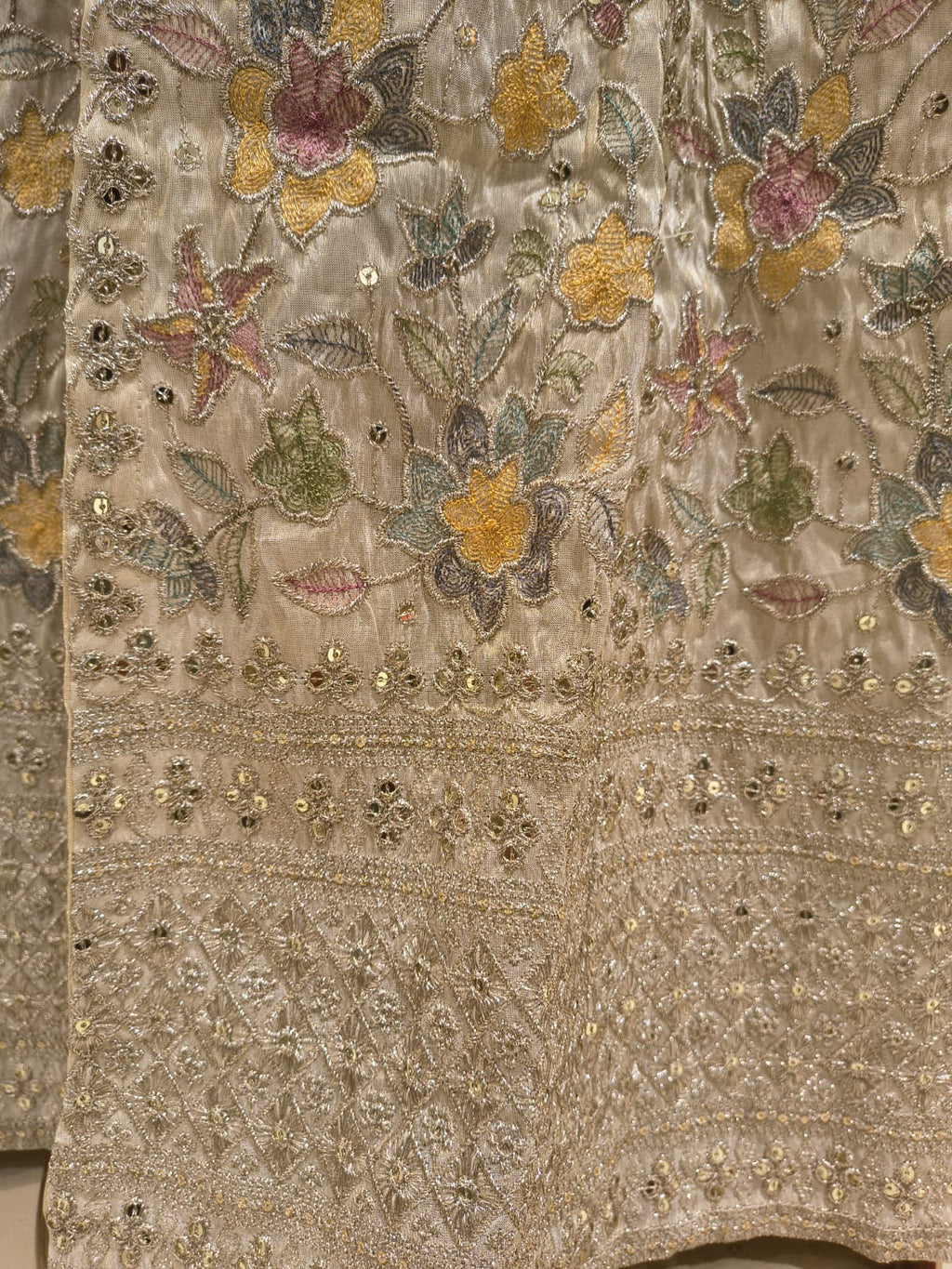 FRONT CUT PALAZZO SET PARTY WEAR OUTFIT