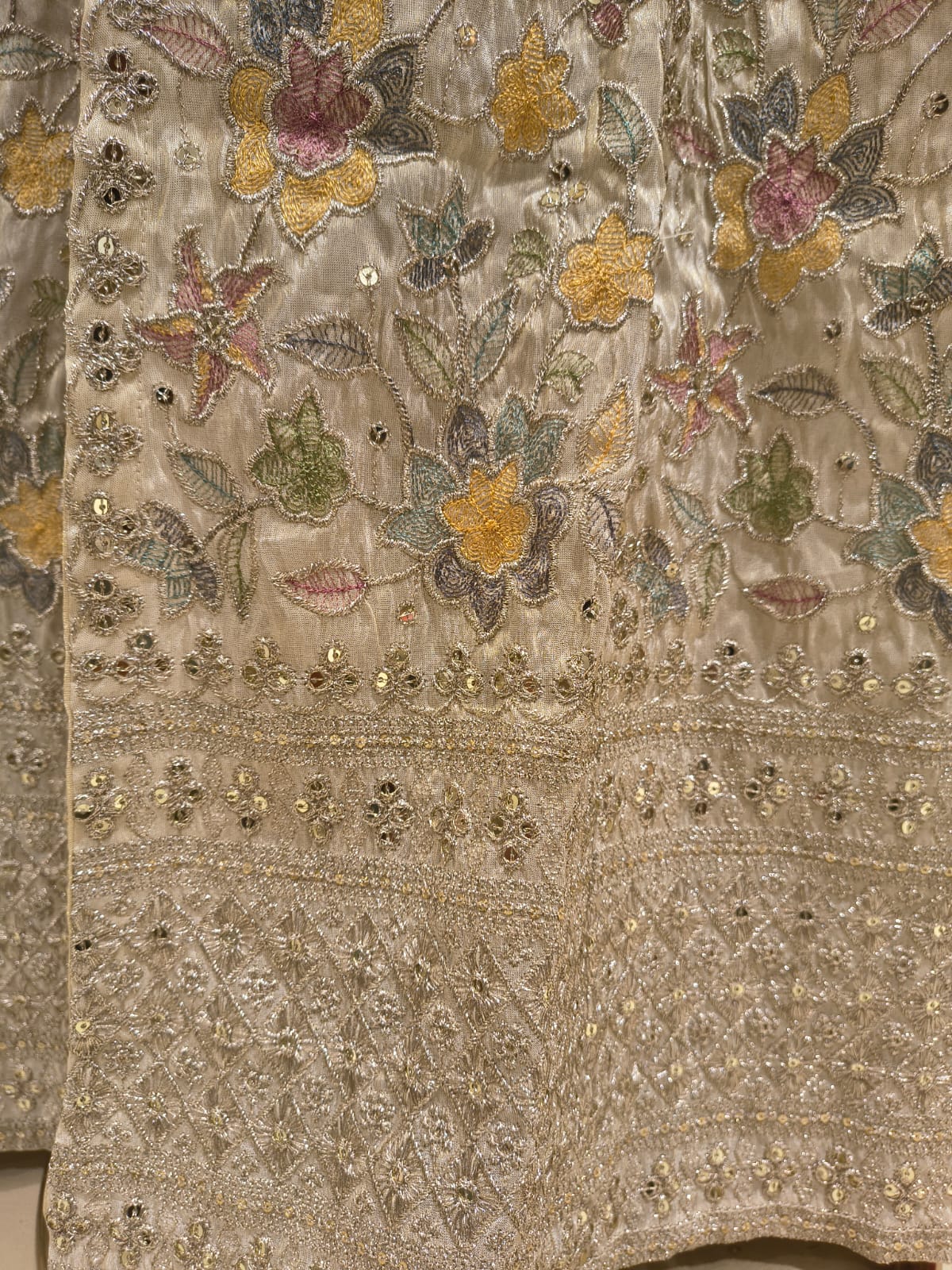 FRONT CUT PALAZZO SET PARTY WEAR OUTFIT