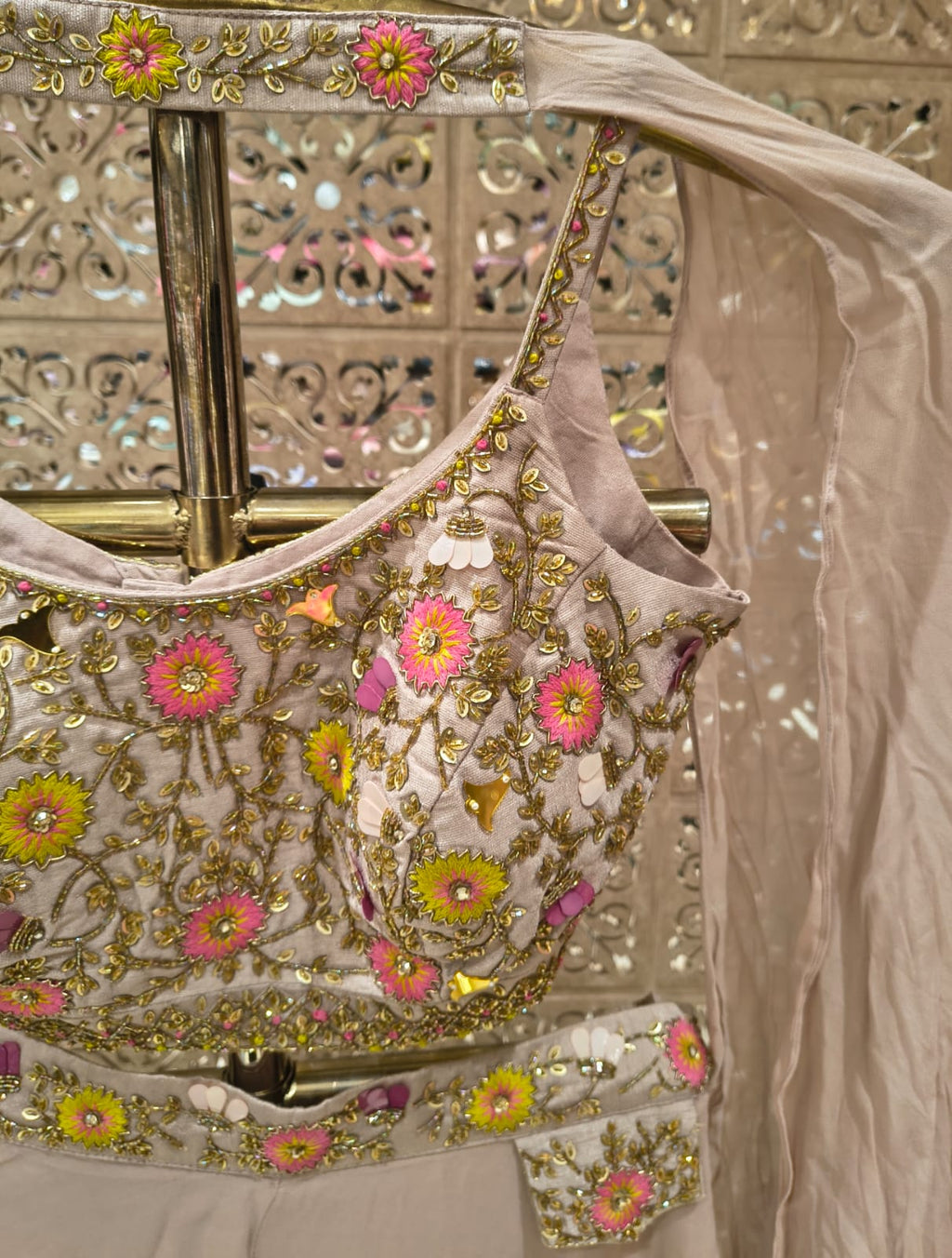 FLARE PALAZZO SET CROP TOP INDO-WESTWRN OUTFIT