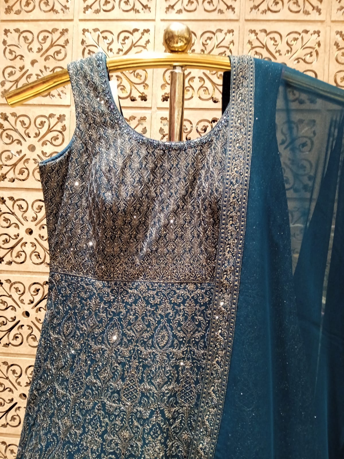 DESIGNER PARTY WEAR GOWN FESTIVE OOCASSION OUTFIT