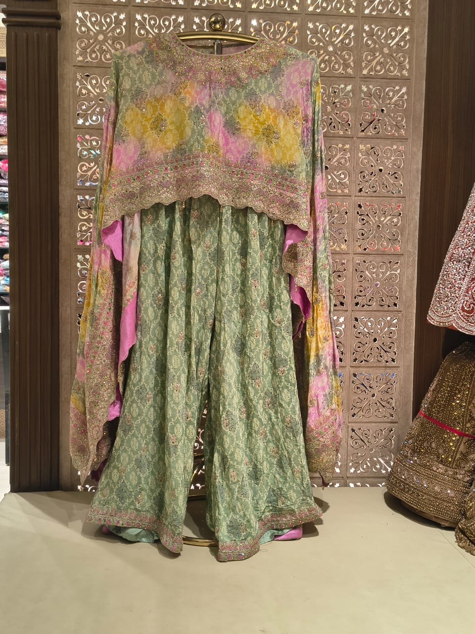 INDO-WESTERN HALDI,EVENING PARTY WEAR OUTFIT