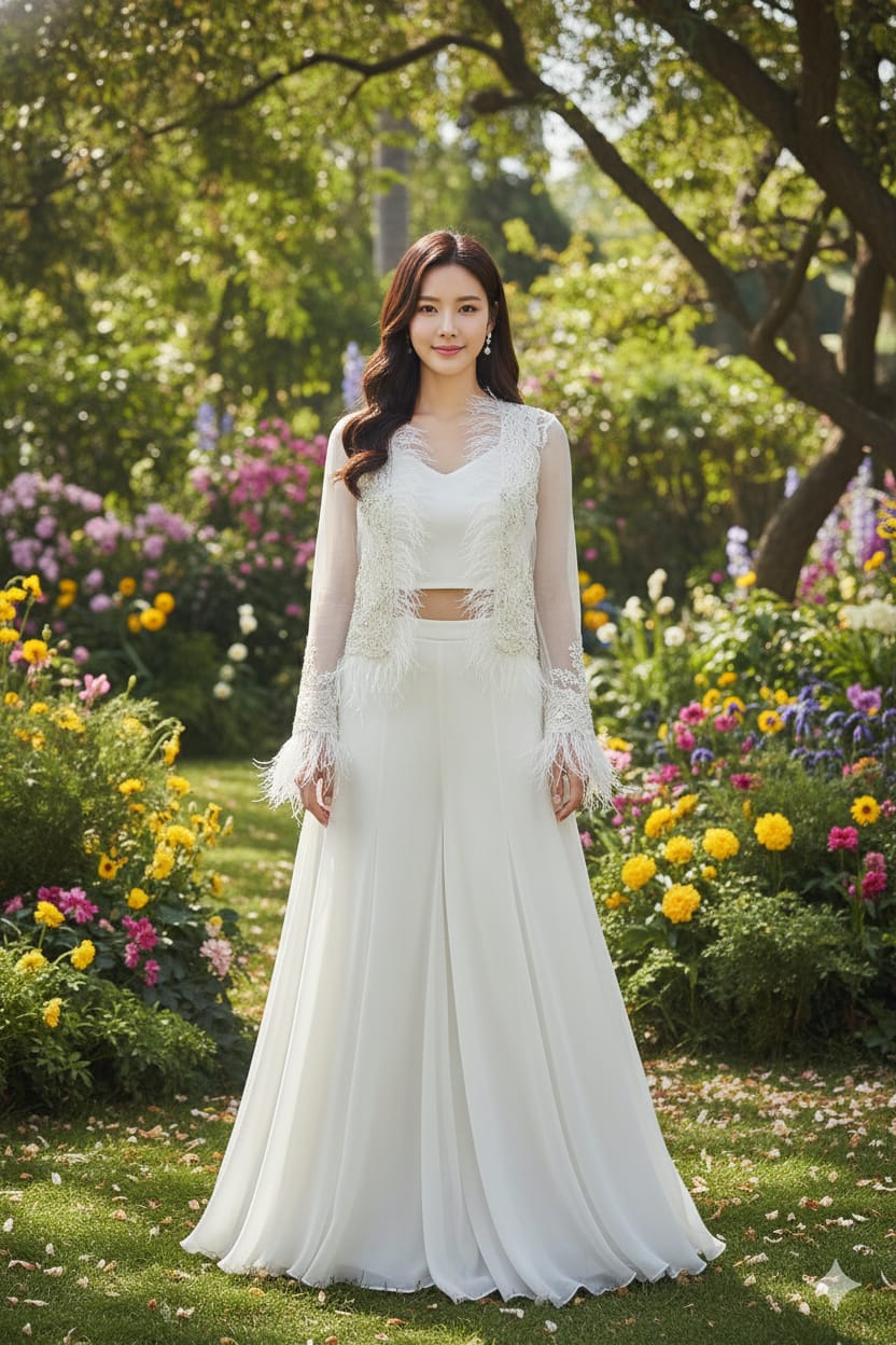 INDO-WESTERN JACKET STYLE OUTFIT