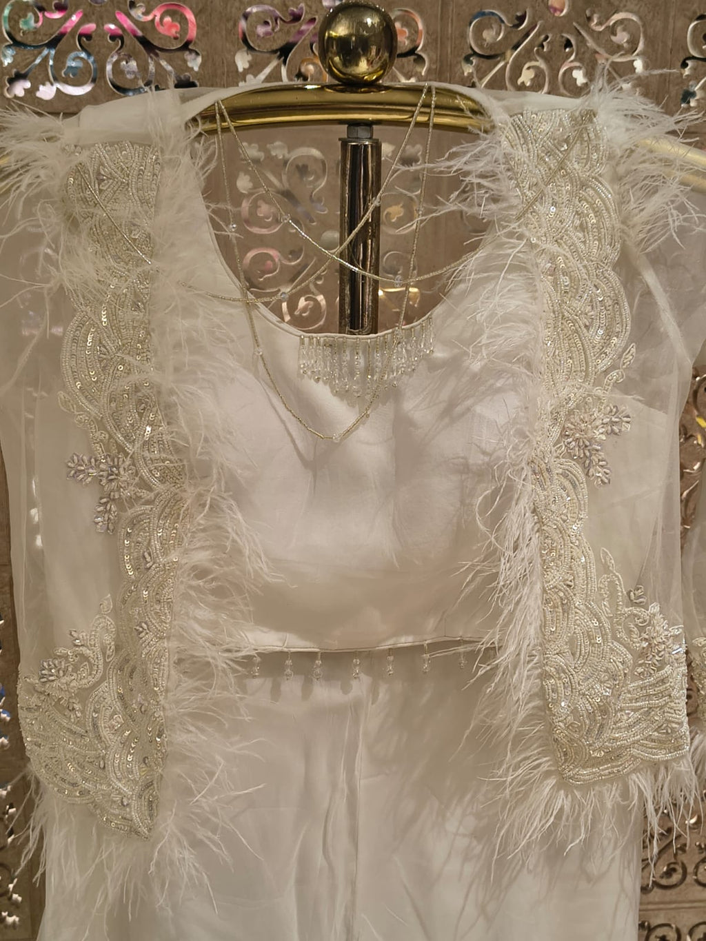 INDO-WESTERN JACKET STYLE OUTFIT