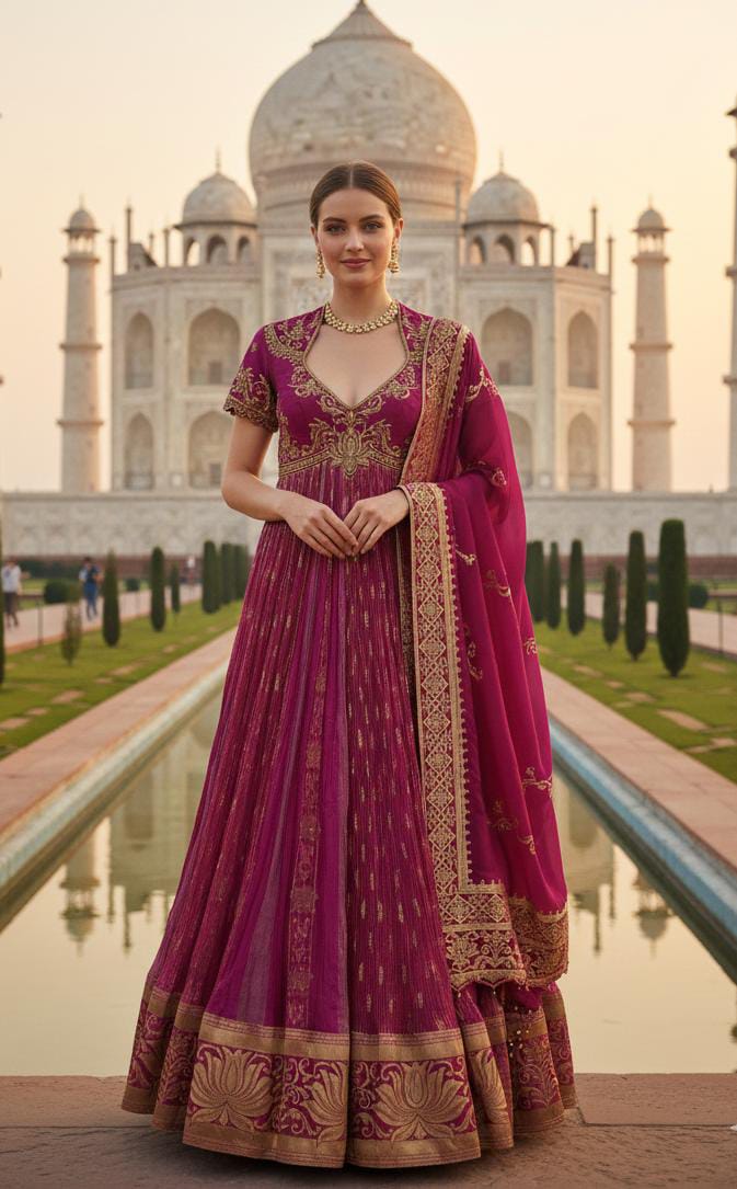 ELEGAINT ANARKALI PARTY WEAR DRESS