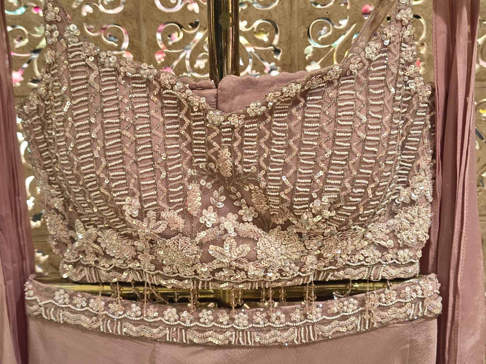 FLARE PALAZZO SET CROP-TOP INDO-WESTERN OUTFIT