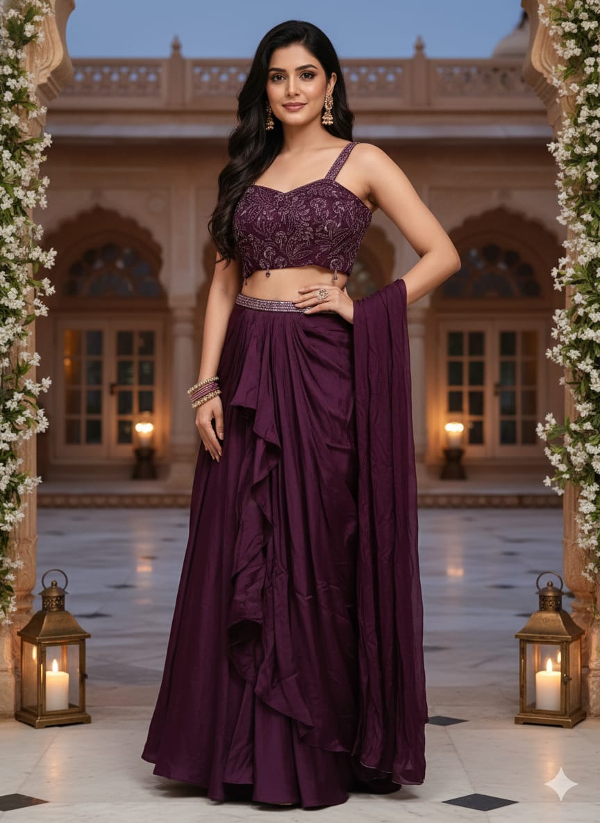 INDO-WESTERN PARTY WEAR OUTFIT