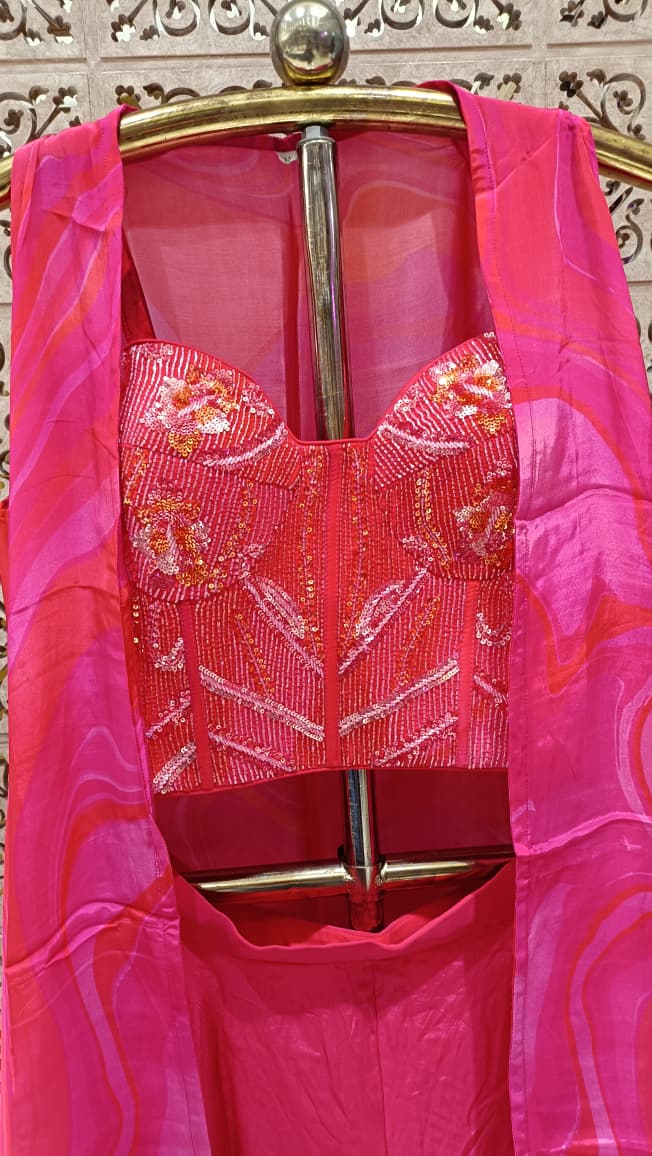 INDO-WESTERN FESTIVE OCCASSION PARTY WEAR OUTFIT