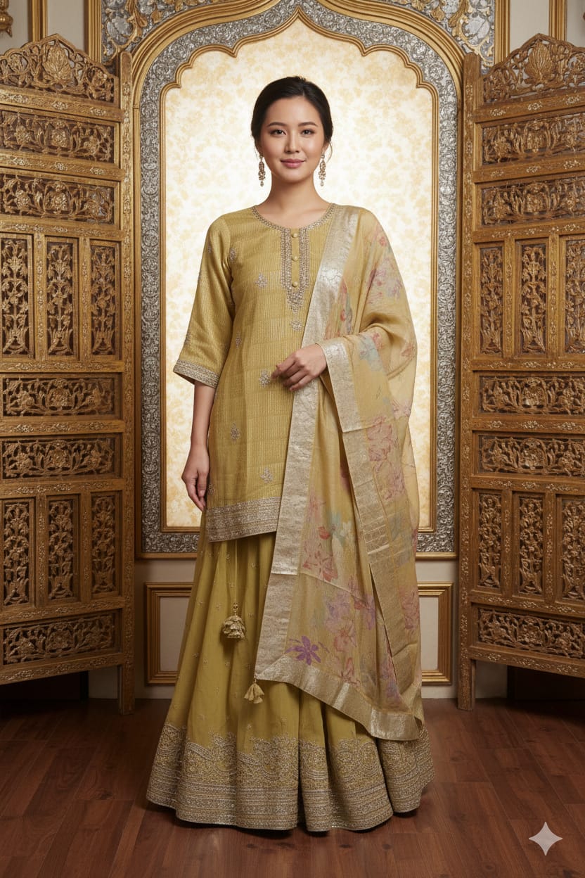 PALAZZO SET FESTIVE OCCASSION PARTY LOOK OUTFIT