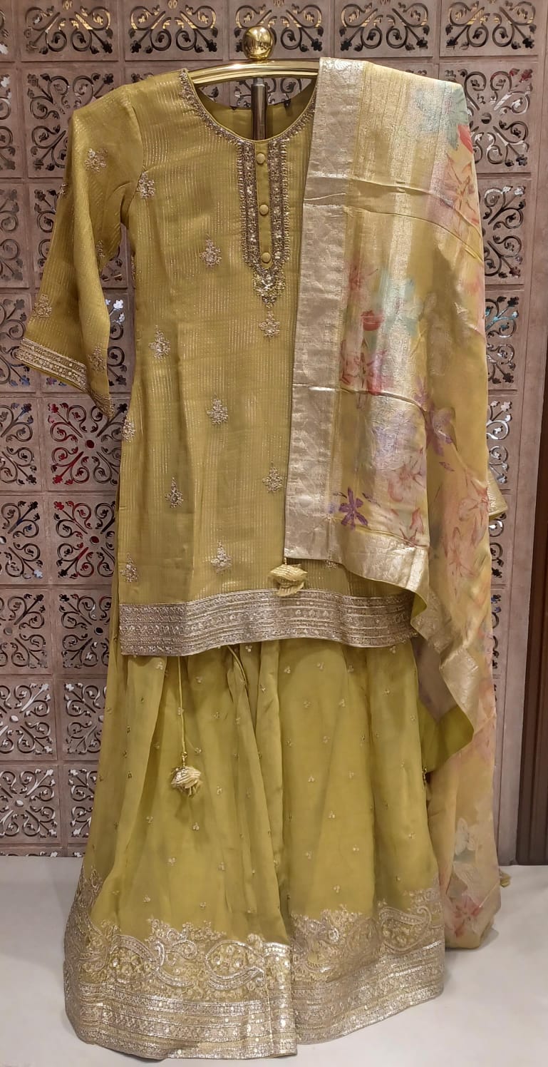 PALAZZO SET FESTIVE OCCASSION PARTY LOOK OUTFIT