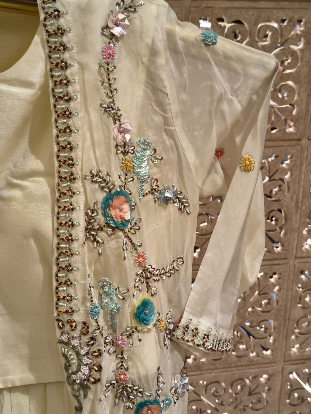 INDO-WESTERN JACKET STYLE PARTY WEAR OUTFIT