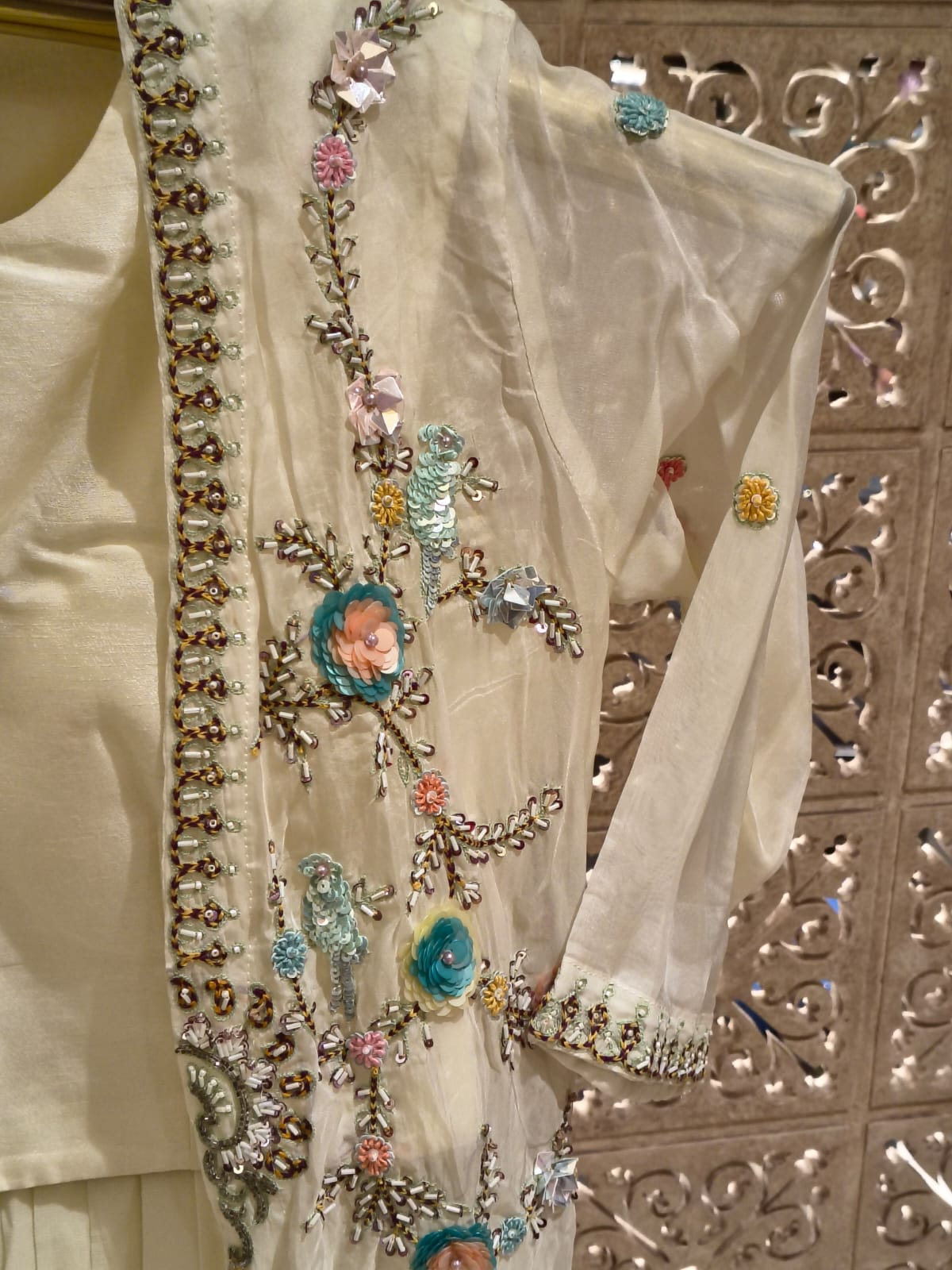 INDO-WESTERN JACKET STYLE PARTY WEAR OUTFIT