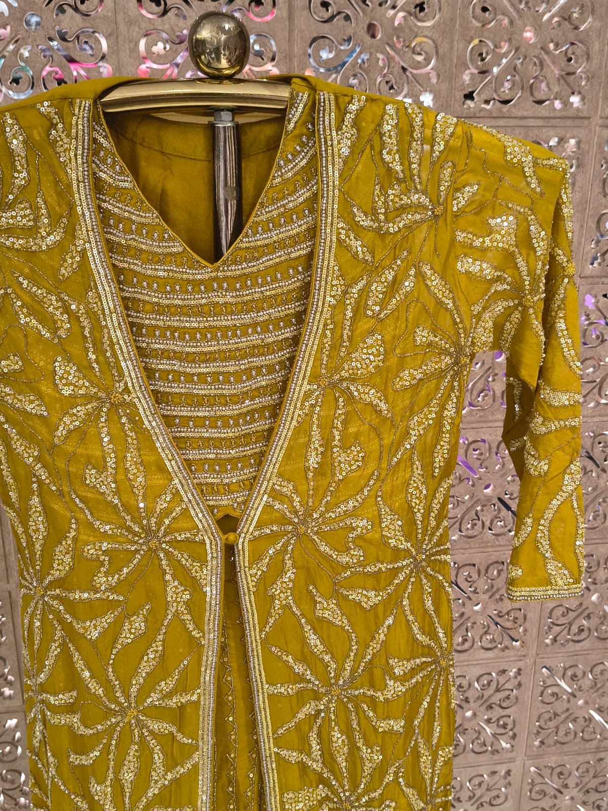 INDO-WESTERN HALDI,MEHENDI FUNCTIONAL WEAR OUTFIT