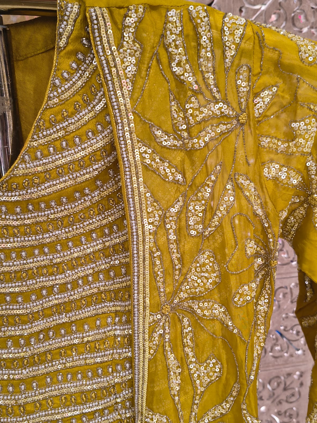 INDO-WESTERN HALDI,MEHENDI FUNCTIONAL WEAR OUTFIT