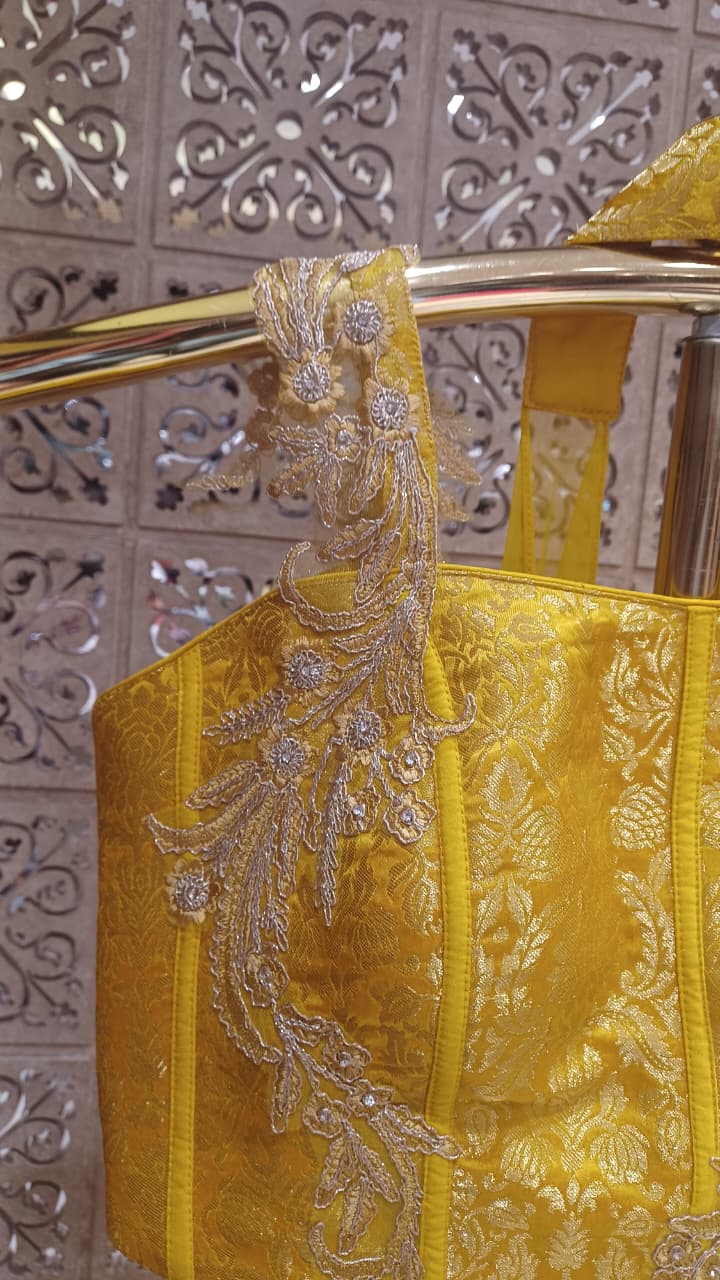 HALDI,MEHENDI PARTY WEAR LEHENGA