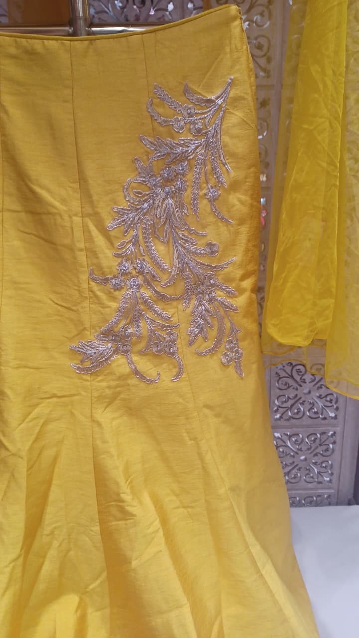 HALDI,MEHENDI PARTY WEAR LEHENGA
