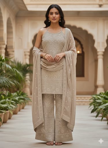 SPHEGHETI STYLE PARTY WEAR OUTFIT