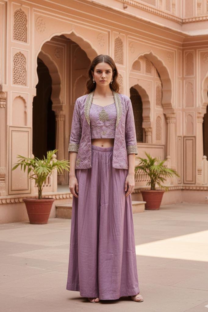 INDO-WESTERN PARTY WEAR OUTFIT