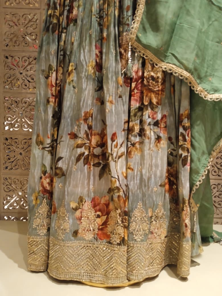 PARTY WEAR GOWN FESTIVE OCCASSION